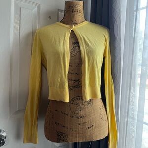 Chaps Mustard Yellow cardigan